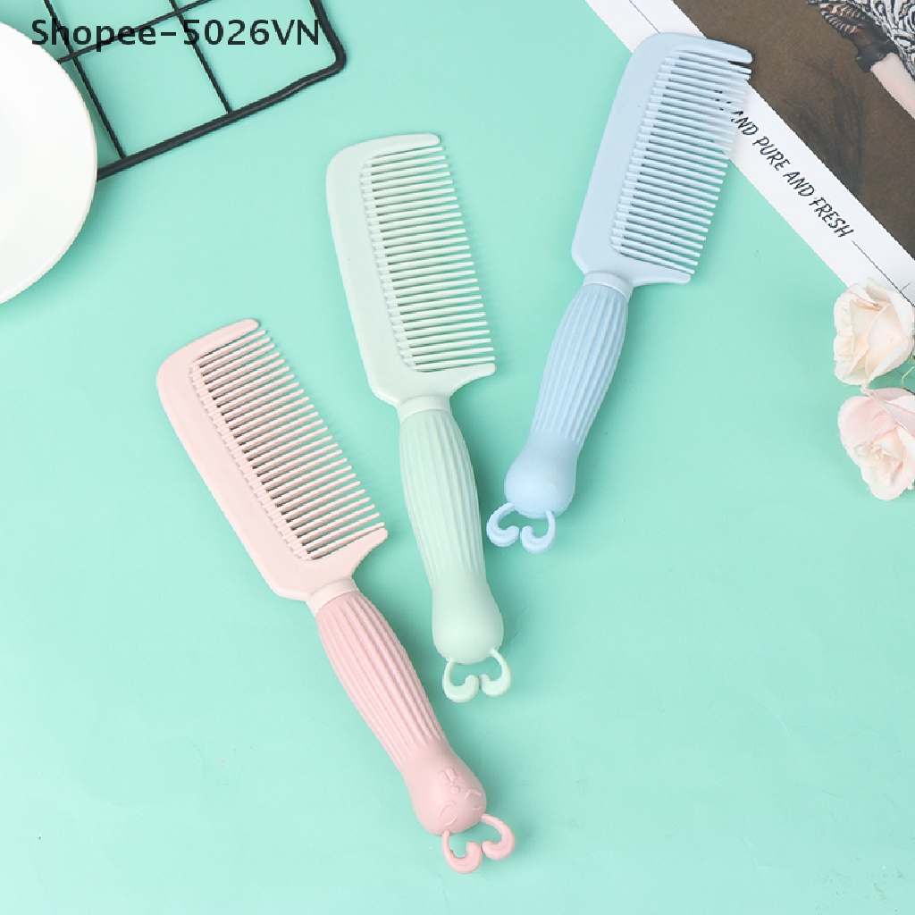 1 Lược Chải Tóc Xoăn Mềm Mại An Toàn Cho Trẻ Em
