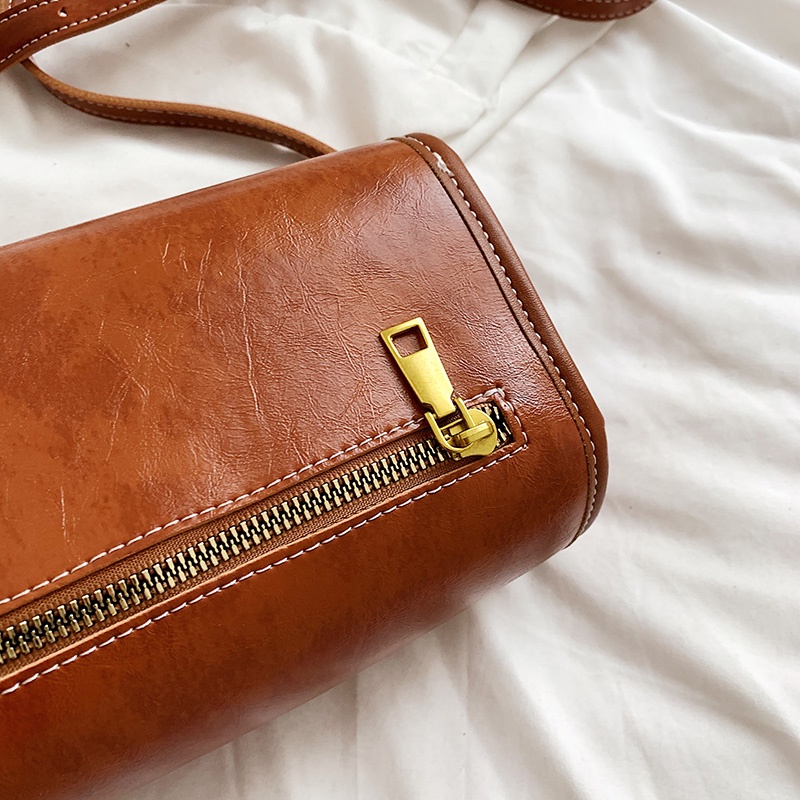 Túi Da Đeo Chéo Có Khóa Kéo Thời Trang Cho Nữ CK1099