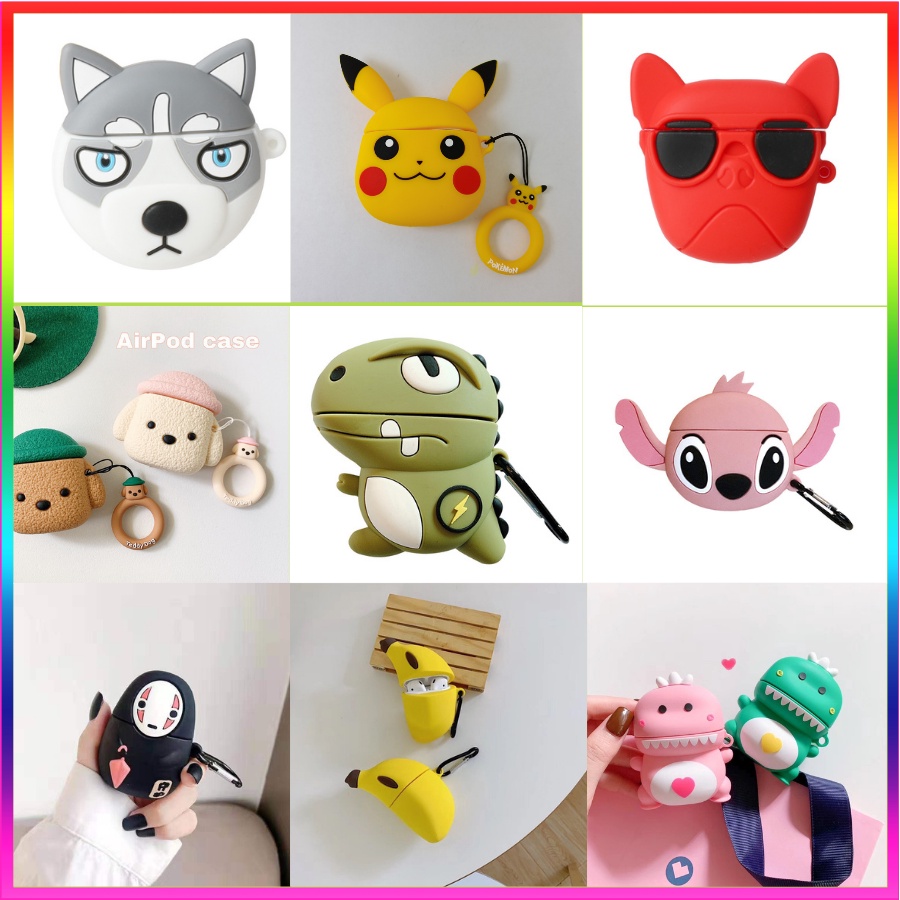 Vỏ Case Ốp Bảo Vệ Airpods Pro Chất Liệu Silicon Cao Cấp Bền Đẹp Thời Trang Chống Va Đập