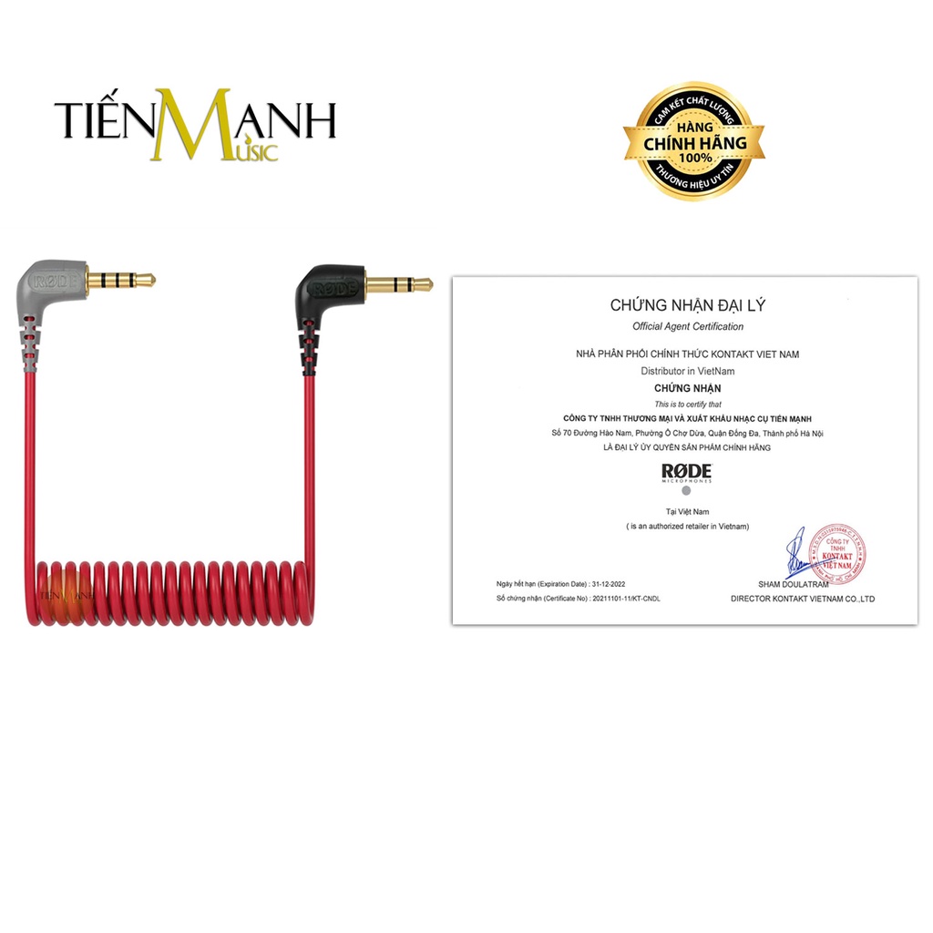 Rode SC7 - Dây Cáp Chuyển Đổi Tín Hiệu Từ Micro vào Điện Thoại 3.5mm TRS to TRRS Jack, Rack, Rắc, Giắc