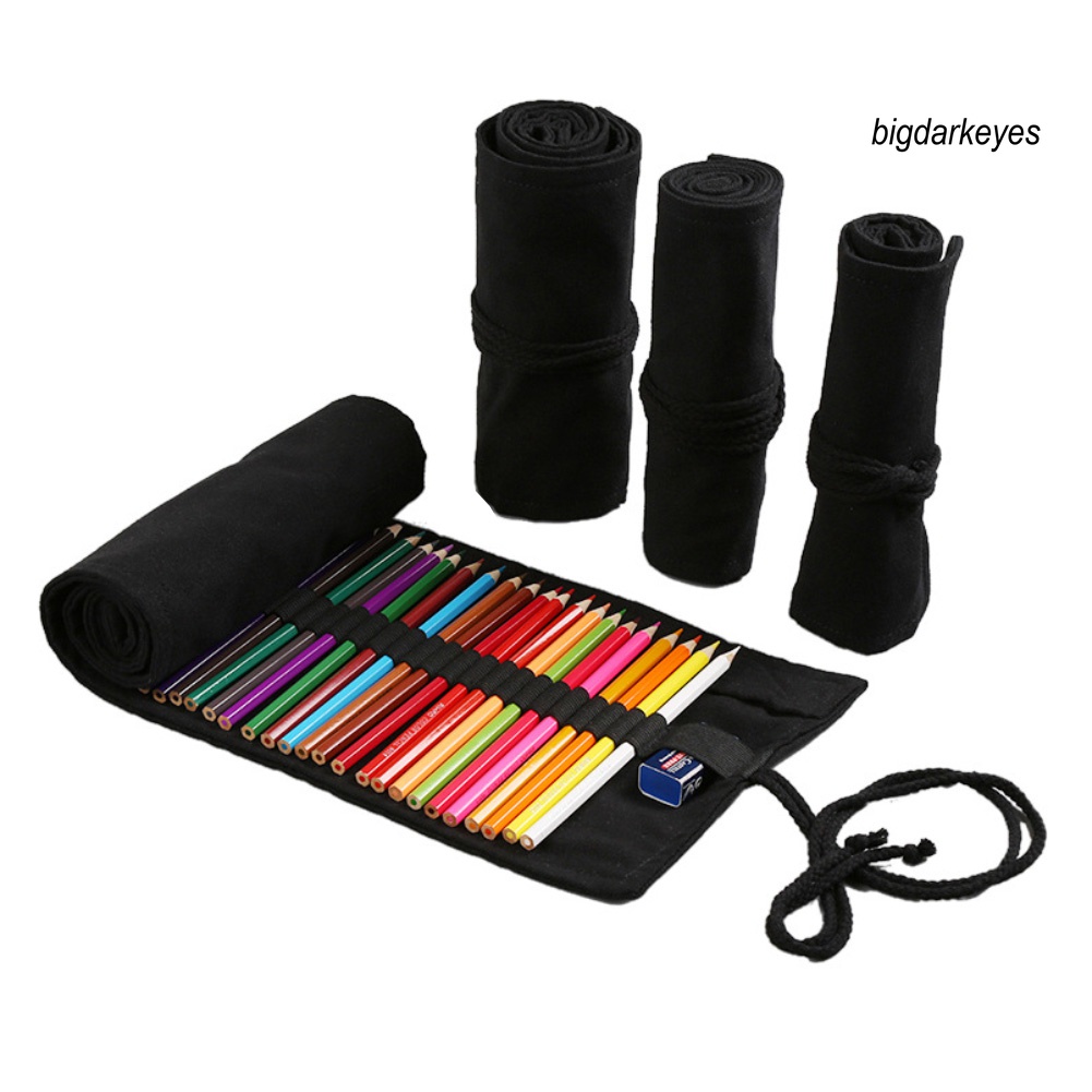 Hộp Đựng Bút Chì Dạng Cuộn 12/24/36/48/72 Lỗ Unisex