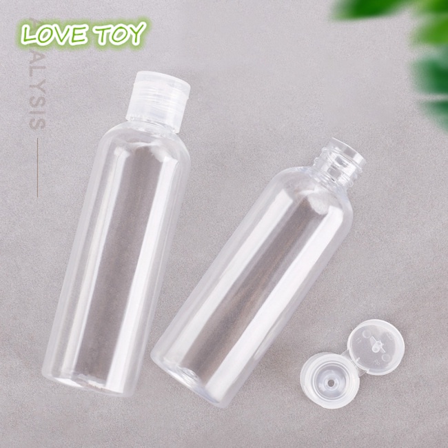 Nkodok 10 20 30 50 Chai nhựa 100ml PET Nắp trong suốt Chai phụ mỹ phẩm Chai lật