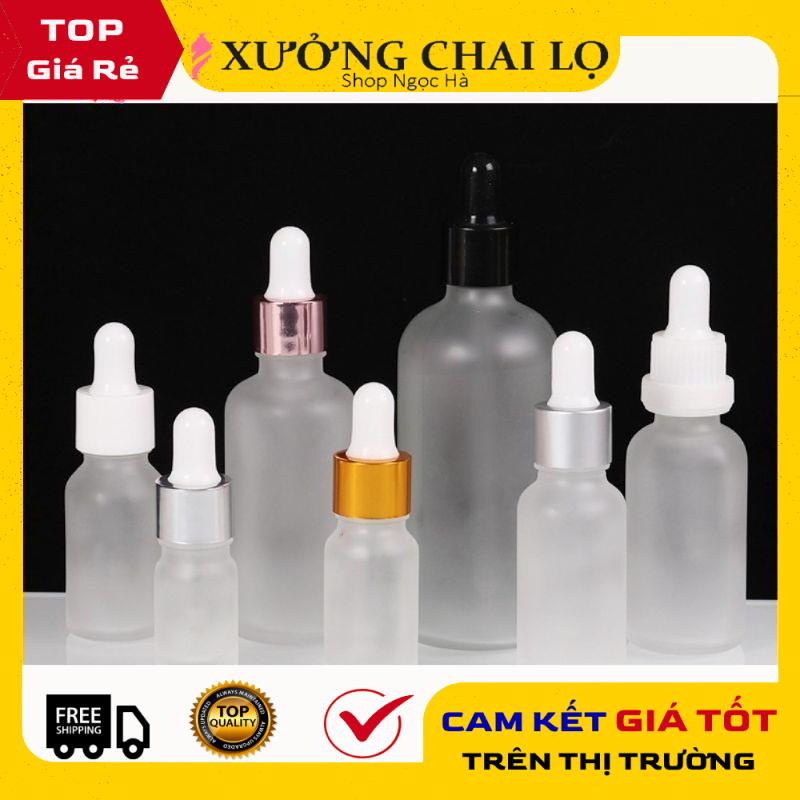 Lọ Chiết Serum ❤ GIÁ RẺ NHẤT ❤ [5ml,10ml,20ml,30ml] Lọ Chiết Serum Thủy Tinh Phun Mờ Cao Cấp Nắp Bóp Nhỏ Giọt