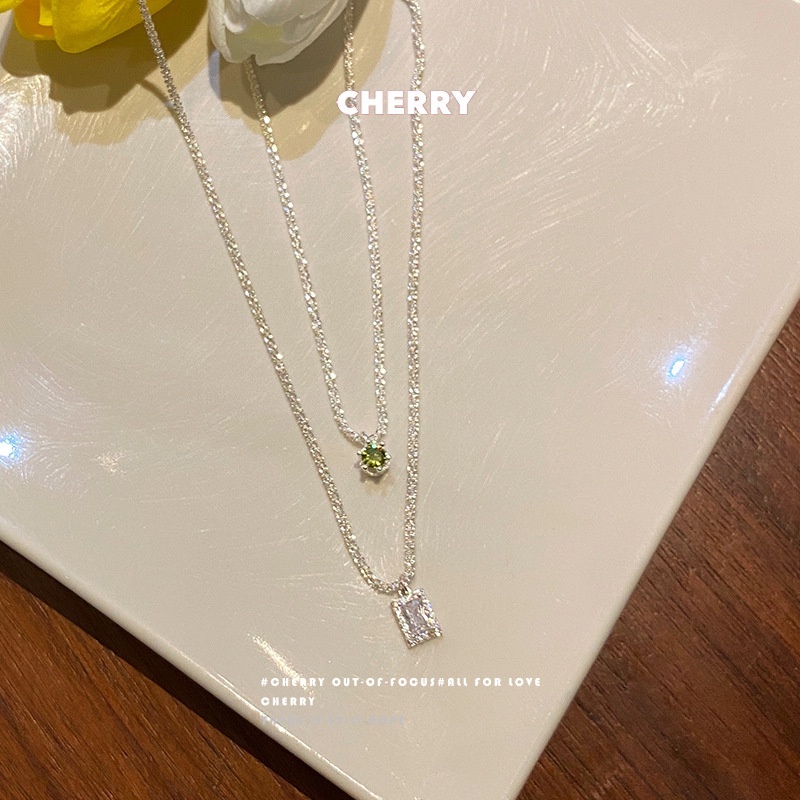 Vòng cổ sáng bóng sang trọng hàn quốc thời trang xương quai xanh trang sức cao cấp