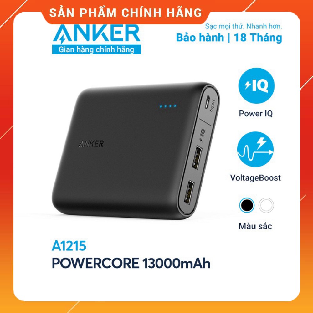 Pin sạc dự phòng ANKER PowerCore 13000mAh - A1215