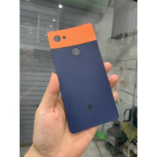 [Dán da] Miếng dán da lưng Google Pixel 3XL trơn không các màu