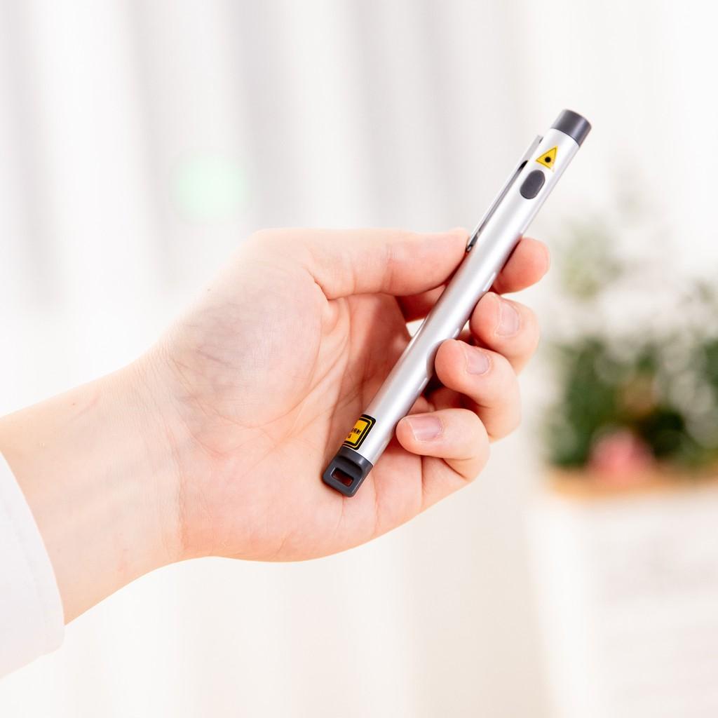 Bút Laser (Không kết nối) Chỉ Bảng, Sa Bàn Thuyết Trình Vỏ Kim Loại Điểm Sáng Đỏ To 3933