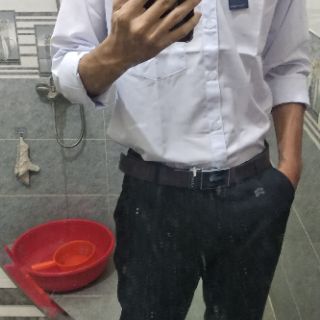 Áo Trắng học sinh tay dài