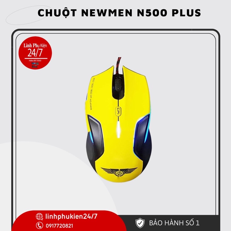 Chuột Gaming bền đẹp Newmen N500 Plus hàng chính hãng