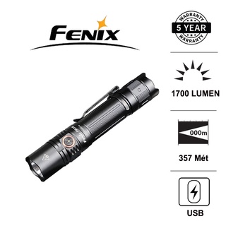 Đèn pin fenix pd35 v3.0 độ sáng 1700 lumen chiếu xa 357m pin sạc 18650 2600mah kèm theo