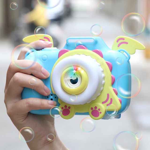 Máy ảnh bong bóng bubble camera đồ chơi cho bé