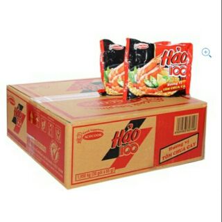 Thùng mì hảo 100 tôm chua cay