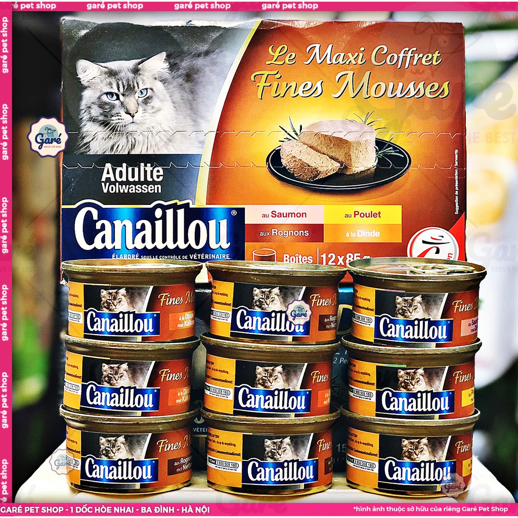 100gr - Pate Canaillou cho Mèo đủ vị hộp thiếc nhập Pháp - Canaillou Pate for Cats &amp; Kitten