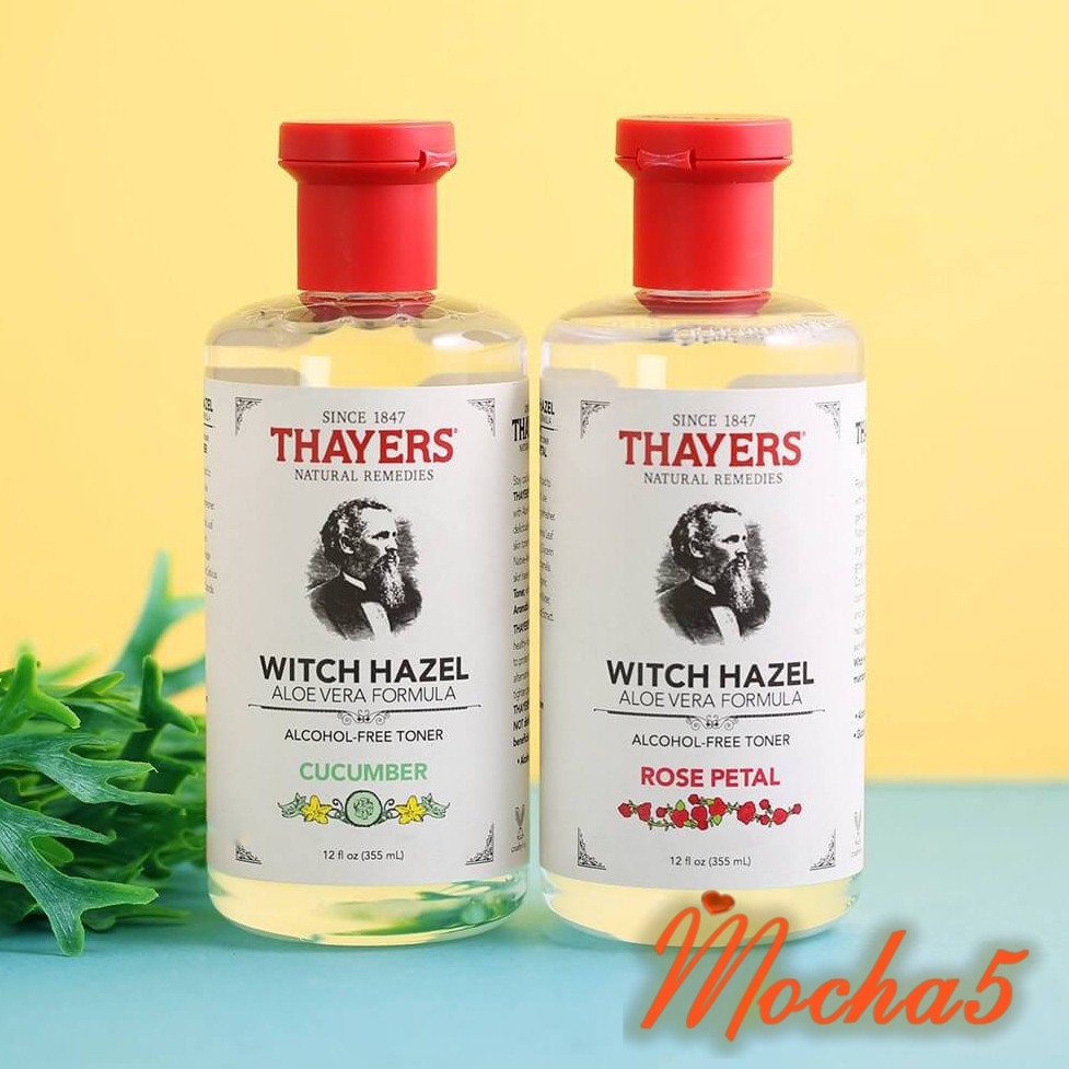 ( Best Seller ) Nước Hoa Hồng Thayers Witch Hazel Toner NHH Thayer làm sạch, se khít lỗ chân lông 355ml