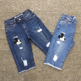 Quần jeans lững nữ thêu mới về tới nhà em luôn nha