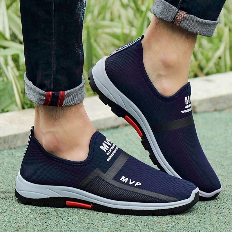 nước diệt khuẩn Fashion Men's Hiking Shoes Slip on Sport Shoes