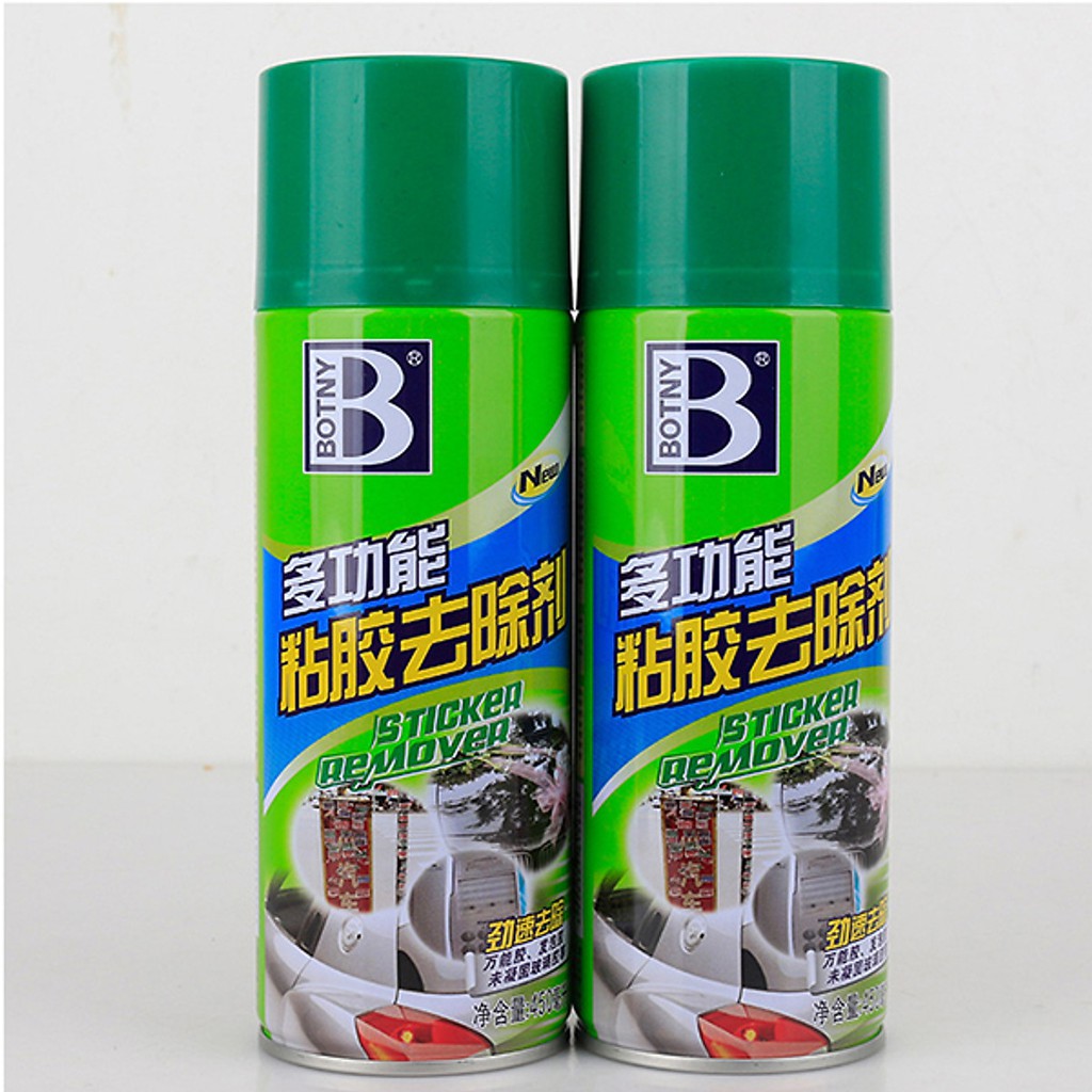 Dung dịch tẩy keo dán BOTNY Sticker Remover 450ml, bình xịt loại bỏ decal, vết keo dính lâu ngày - Better Car