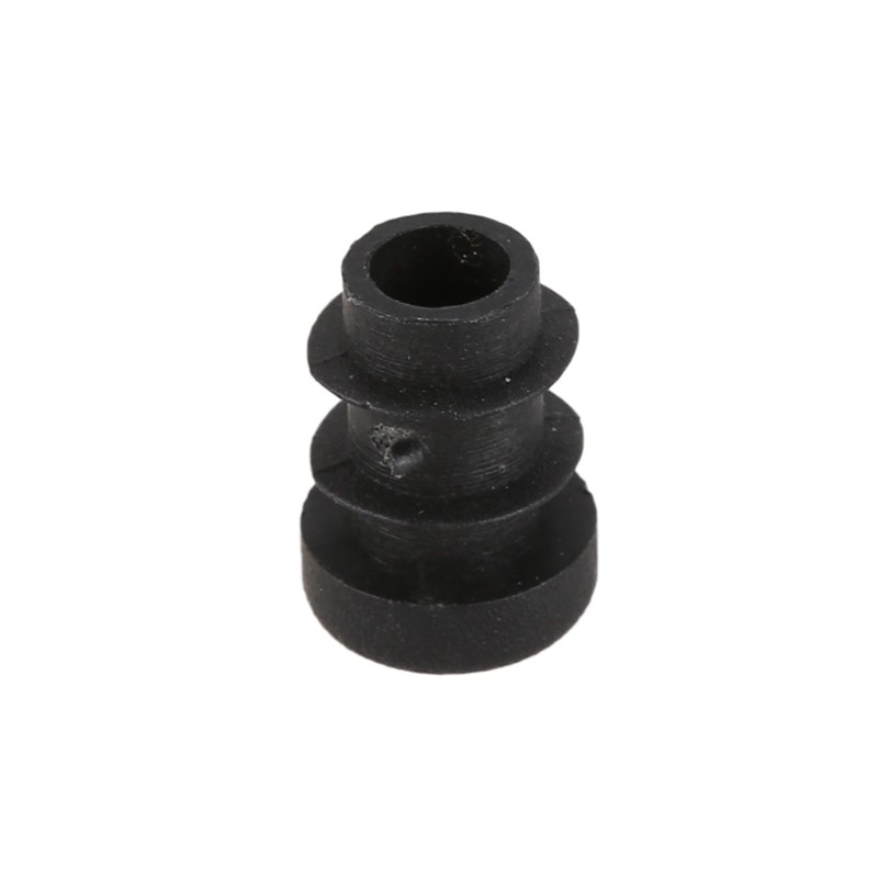 Bộ 12 nắp bịt ống hình tròn bằng nhựa màu đen kích thước 12mm tiện dụng
