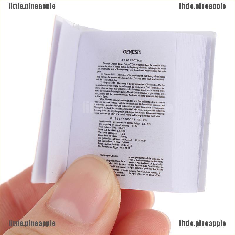 Mô Hình Cuốn Sách Mini Tỉ Lệ 1: 12 Trang Trí Nhà Búp Bê