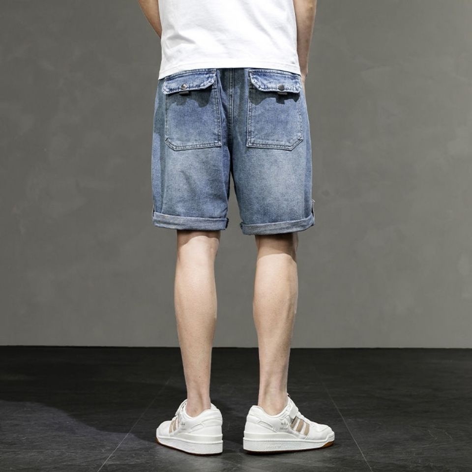 Bộ Quần Áo Denim Màu Xám 2023men 's Cho Nam