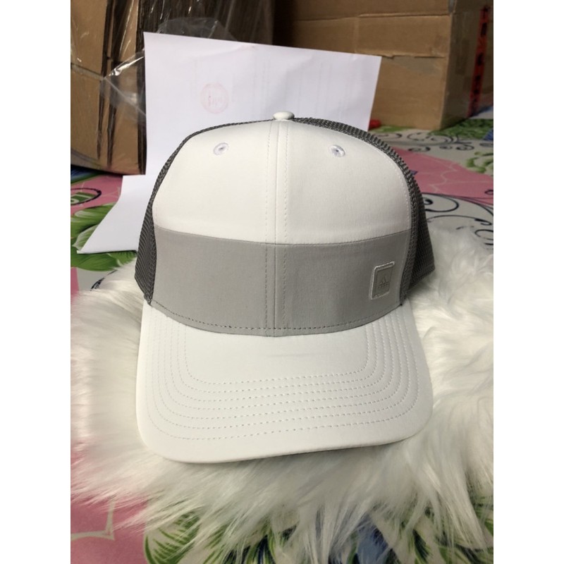 Nón lưỡi trai Adidas Blocked Trucker Hat - White - Mens Polyester.Hàng us