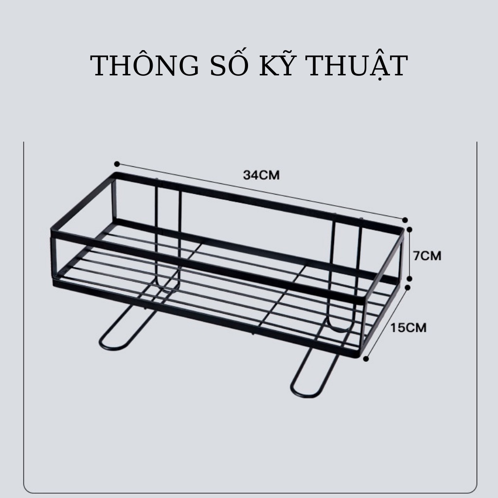 Kệ sắt đứng để đồ đa năng trên nắp bồn cầu/ kệ sắt treo nhà tắm đò dùng gia đình