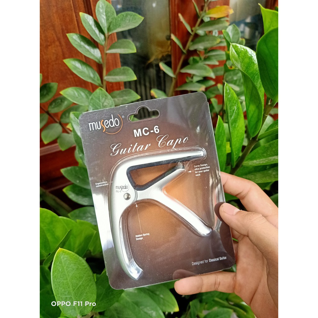 Capo kẹp đàn guitar classic kim loại cao cấp MMS hình thật