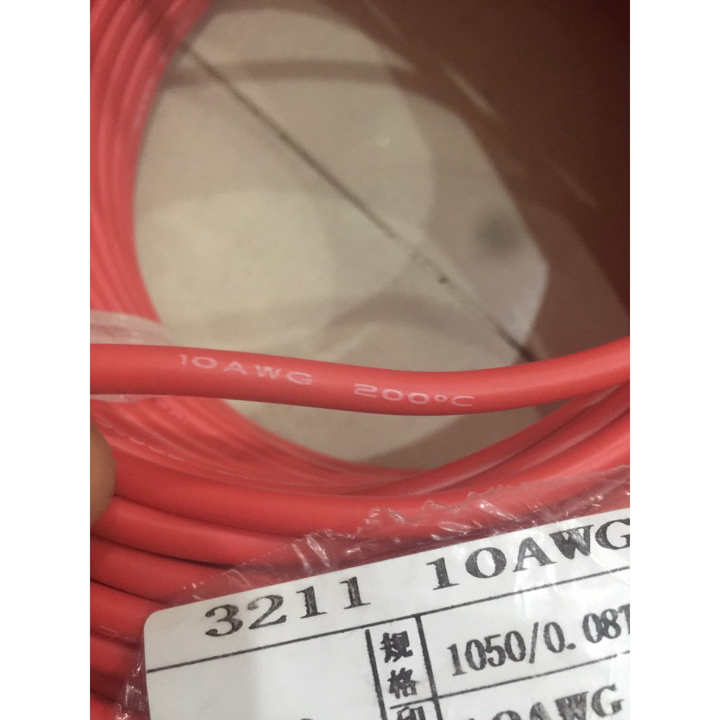 Dây điện mềm Silicon 22AWG  to 10AWG