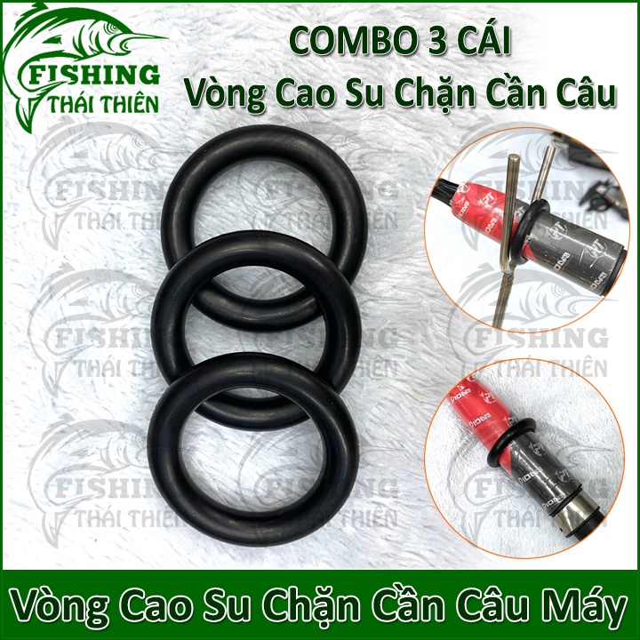 Combo 3 Cái Vòng Cao Su Chặn Cầu Câu, Gác Cần Máy Siêu Bền Tiện Lợi