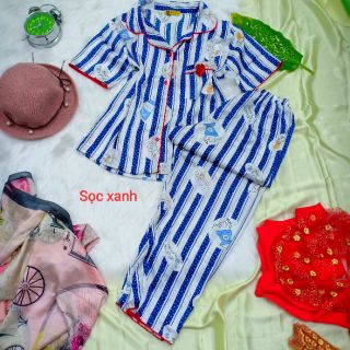 Đồ bộ mặc nhà pijama lụa satin cao cấp