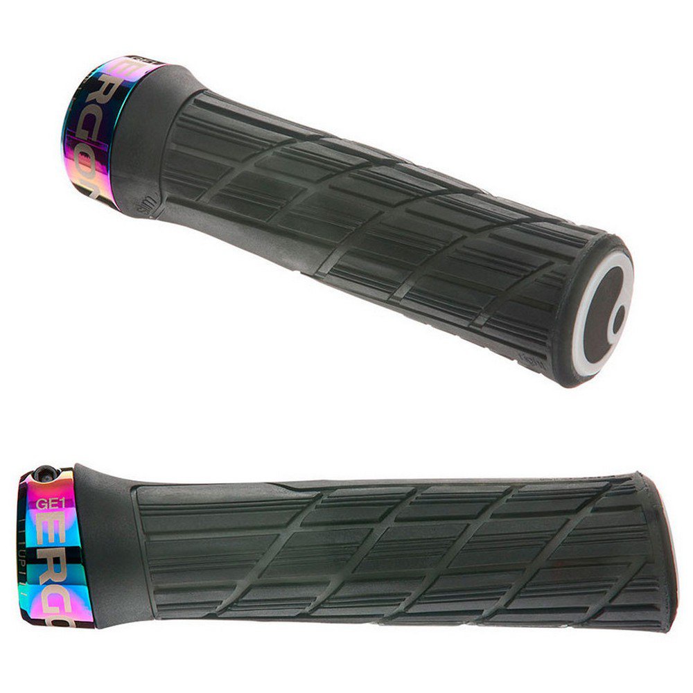 Tay Nắm Xe Đạp ERGON GE1 EVO Grips Factory Màu Sắc Oil Slick Rainbow Dành Cho Xe Đạp MTB/XC