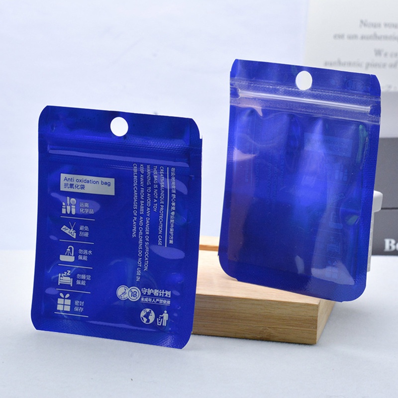 Set 100 Túi Khóa Zip Trong Suốt Chống Oxy Hóa