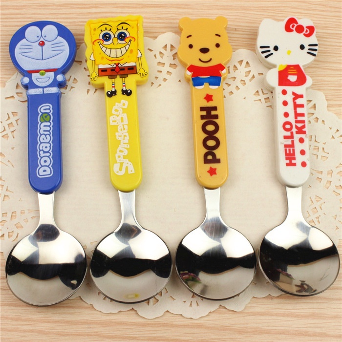 Muỗng Ăn Kem Bằng Thép Không Gỉ Dễ Thương