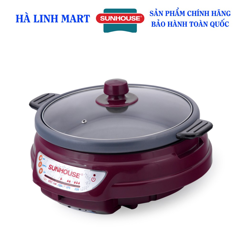 Lẩu điện SUNHOUSE SH535L - Bảo hành 12 tháng