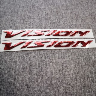 CẶP TEM DÁN CHỮ XE VISION NỔI SẮC NÉT