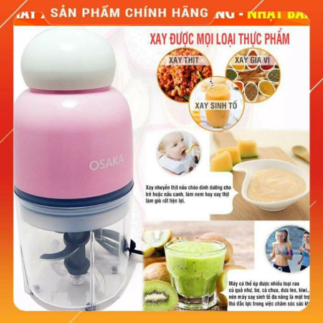 [Giảm 50%]  Máy xoay sinh tố OSAKA nắp tròn cao cấp