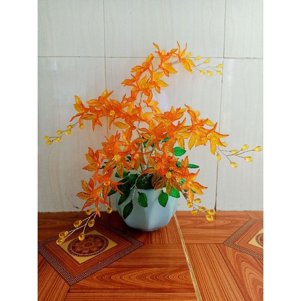 Thành phẩm hoặc nguyên liệu tự làm hoa pha lê