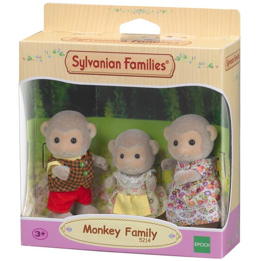 Sylvanian Families Gia Đình Khỉ Monkey Family