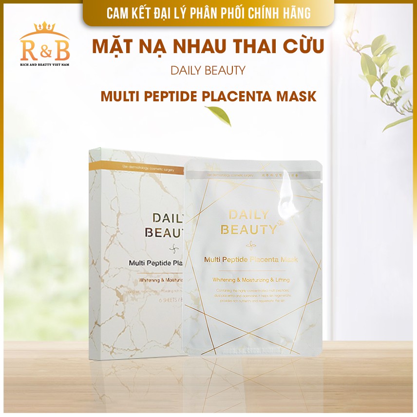 MẶT NẠ NHAU THAI CỪU DAILY BEAUTY (6 miếng) - Mỹ Phẩm Chính Ngạch HQ