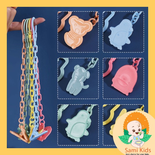 Dây đeo ti giả, túi nhai, kẹp núm vú giả, gặm nướu cho bé ăn dặm SAMI KIDS