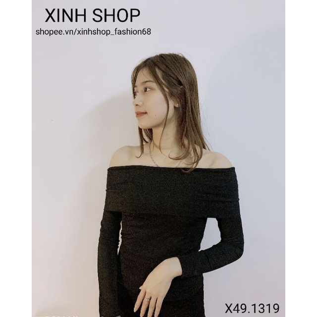 [HOT] Áo Len Tăm Trễ Vai Hàng Loại 1 Siêu Dày Dặn | BigBuy360 - bigbuy360.vn