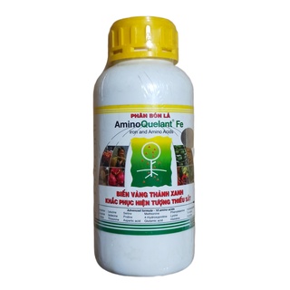 Phân Bón Hữu Cơ AminoQuelant - Fe ( Sắt ) Chai 500ml Biến vàng thành xanh