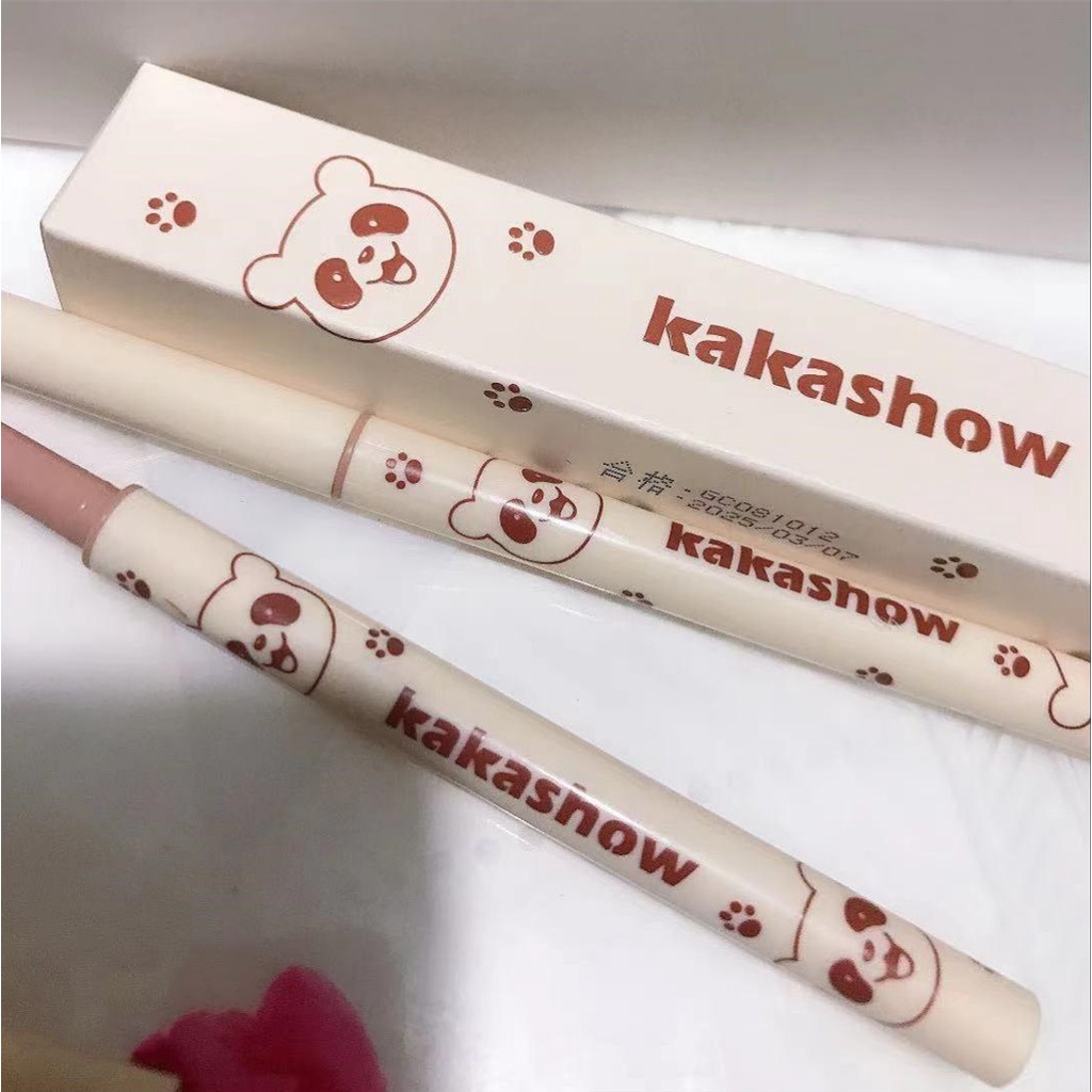 Bút kẻ mắt KAKASHOW dạng xoay tự động chống thấm nước lâu trôi nhanh khô không phai màu chất lượng cao