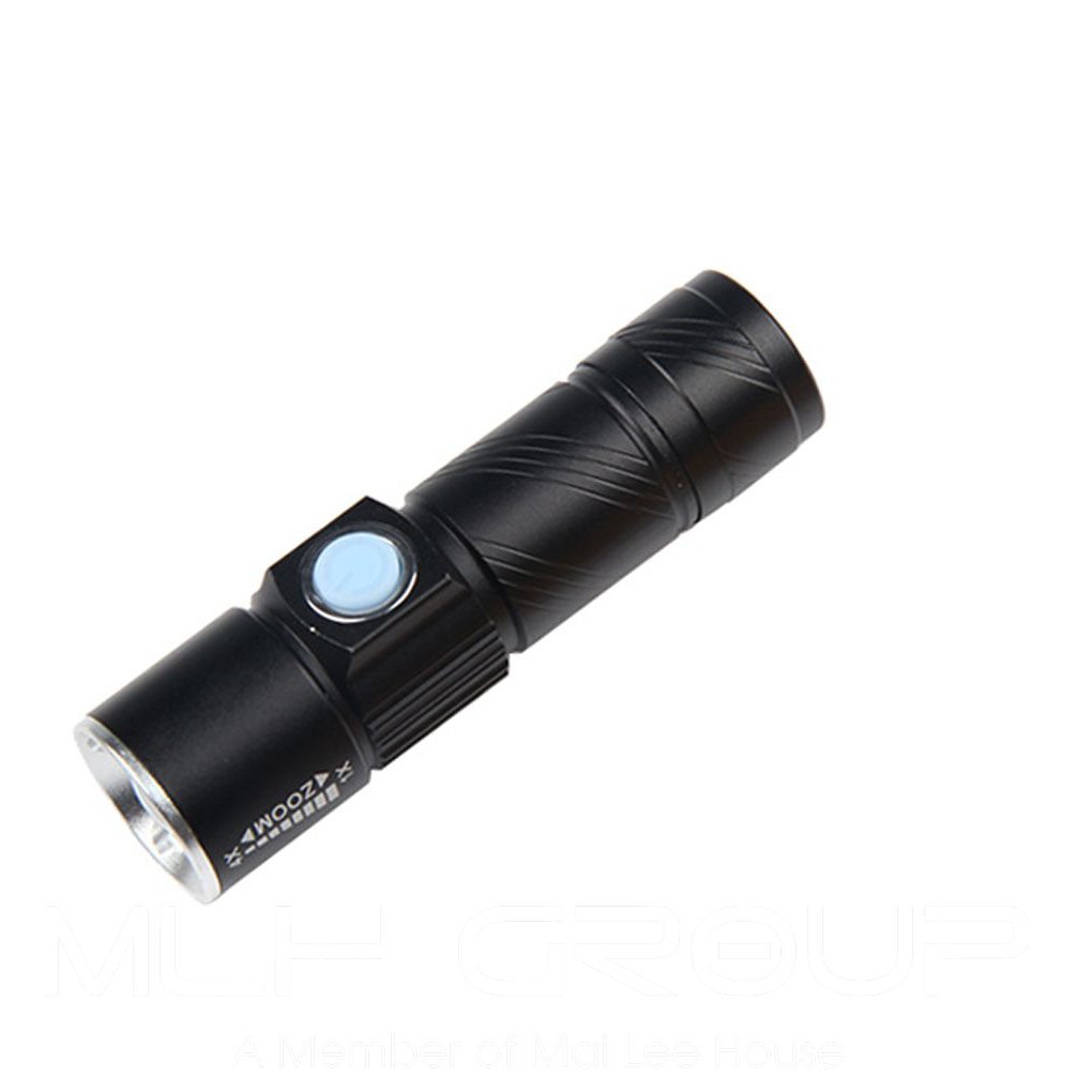 Đèn Pin Gắn Phía Trước Cho Xe Đạp Siêu Sáng Q5 Có Sạc Điện USB Chống Nước  MLH