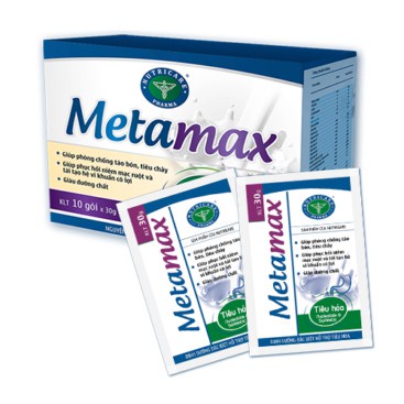 Sữa gói Metamax 300g (cho người rối loạn tiêu hóa, phòng táo bón- tiêu chảy, phục hồi niêm mạc ruột)