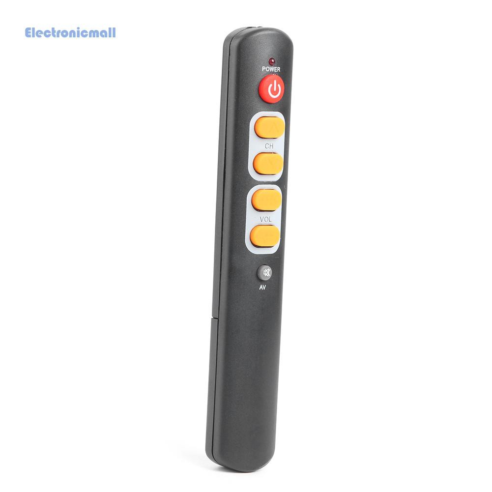 ElectronicMall01 Universal 6 Big Yellow Button Learning Remote Control Copy IR Remote for TV STB