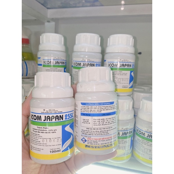 ICOM JAPAN 25sc - loại 100ml. diệt mọi loại côn trùng gây hại