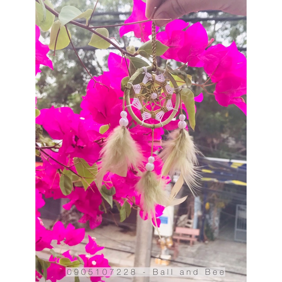 Vòng Dreamcatcher Đan Thủ Công Nhiều Màu Sắc - Trang Trí Phòng Và Làm Quà Tặng Kỉ Niệm Ý Nghĩa