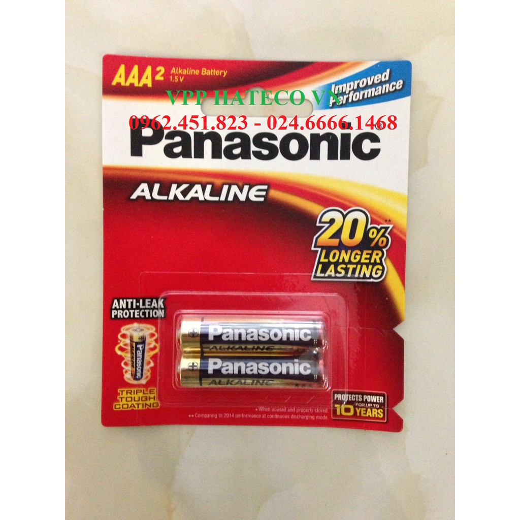 Pin Panasonic AA Alkaline LR6T-1.5V, hàng chính hãng - Pin tiểu - PANA2A