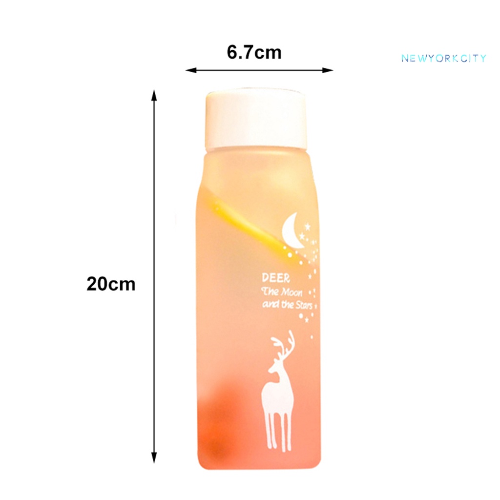 Bình Nước Nhựa PC Không BPA Dung Tích Lớn 550ML Có Dây Đeo Tiện Dụng